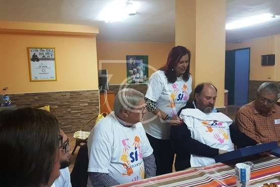 Apoyo de la edila Saro Sosa al proyecto social San Francisco de Asís del Valle de Jinámar (Foto TA)